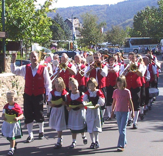 festival band led by children