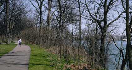 trail in early spring